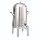 Service Ideas Flame Free Thermo Urn Stainless Polished Round Vacuum Insulated Urn, 1.5 Gallon Capacity