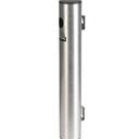 American Metalcraft Brushed Stainless Steel Wall Mounted Smoker Pole, 2 1/2 inch Dia x 22 inch Height