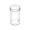 Tablecraft 12 Ounce Glass Jar for Fluted Glass Shaker, 12 Ounce Capacity -- 24 per case