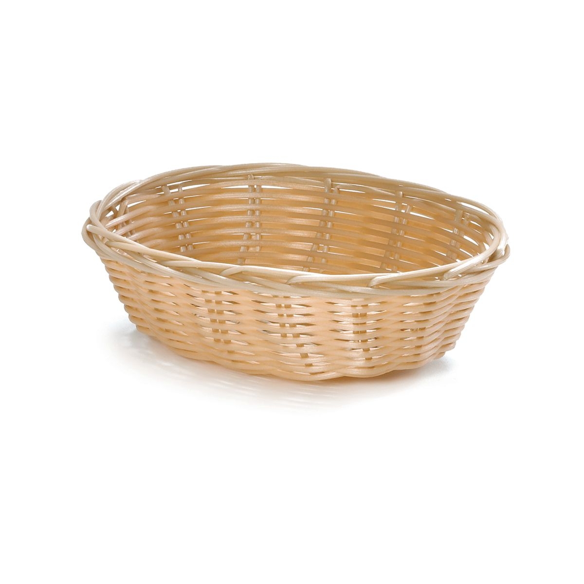 Tablecraft Oval Woven Basket, 7 x 5 x 2 inch -- 12 per case