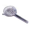 Tablecraft 18-8 Stainless Steel Premium 2-Prong Bar Strainer, 7.5 x 3.75 x 0.8125 inch -- 6 per case