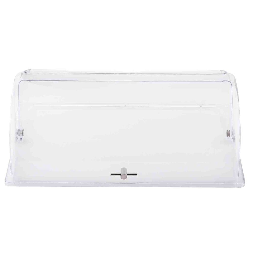 Tablecraft Polycarbonate Rectangular Roll Top Display Cover for Cold Server, 21.5 x 13.25 x 7.5 inch