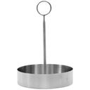 Tablecraft Brushed 18/8 Stainless Steel Round Versa Rack, 6.875 x 6.875 x 1.75 inch -- 2 per case