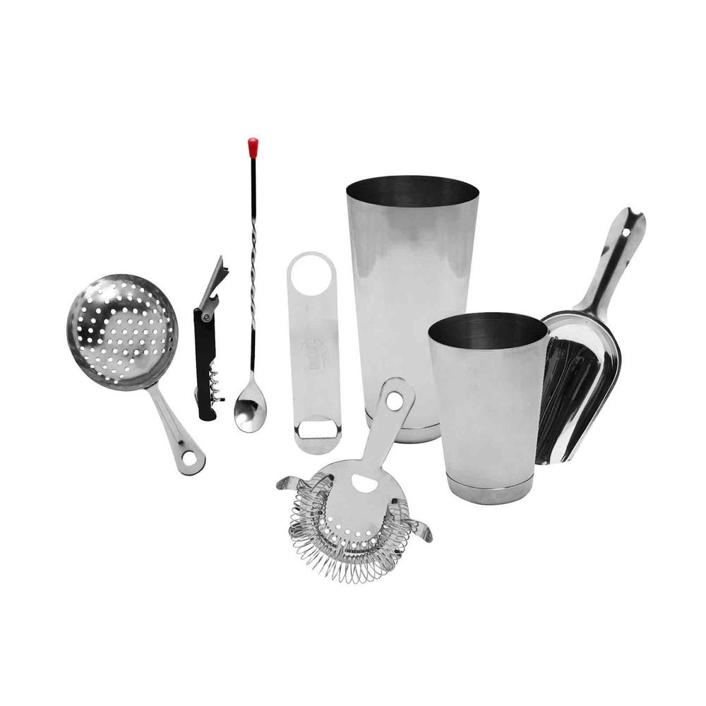 Tablecraft 200 Series Stainless Steel Essential Cocktail Kit