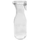 Tablecraft Silicone Seal Resealable Glass Carafe, 34 Ounce Capacity -- 6 per case