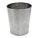 Tablecraft Brickhouse Collection Stainless Steel with Embossed Brick Pattern Round Fry Cup, 23 Ounce Capacity
