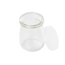 Tablecraft 4 Ounce Glass Single Serve Jar with Lid, 12 count