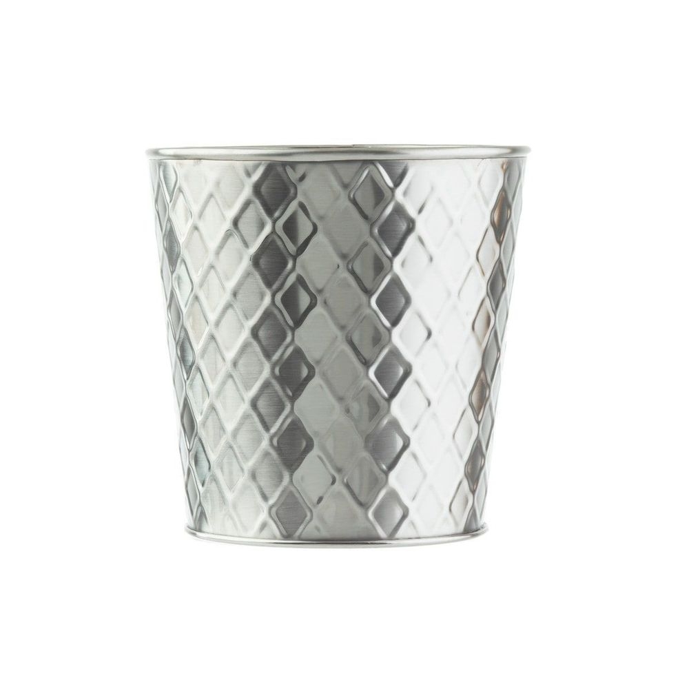 Tablecraft Lattice Collection Stainless Steel Round Cup, 4.25 inch Dia. x 4.25 inch