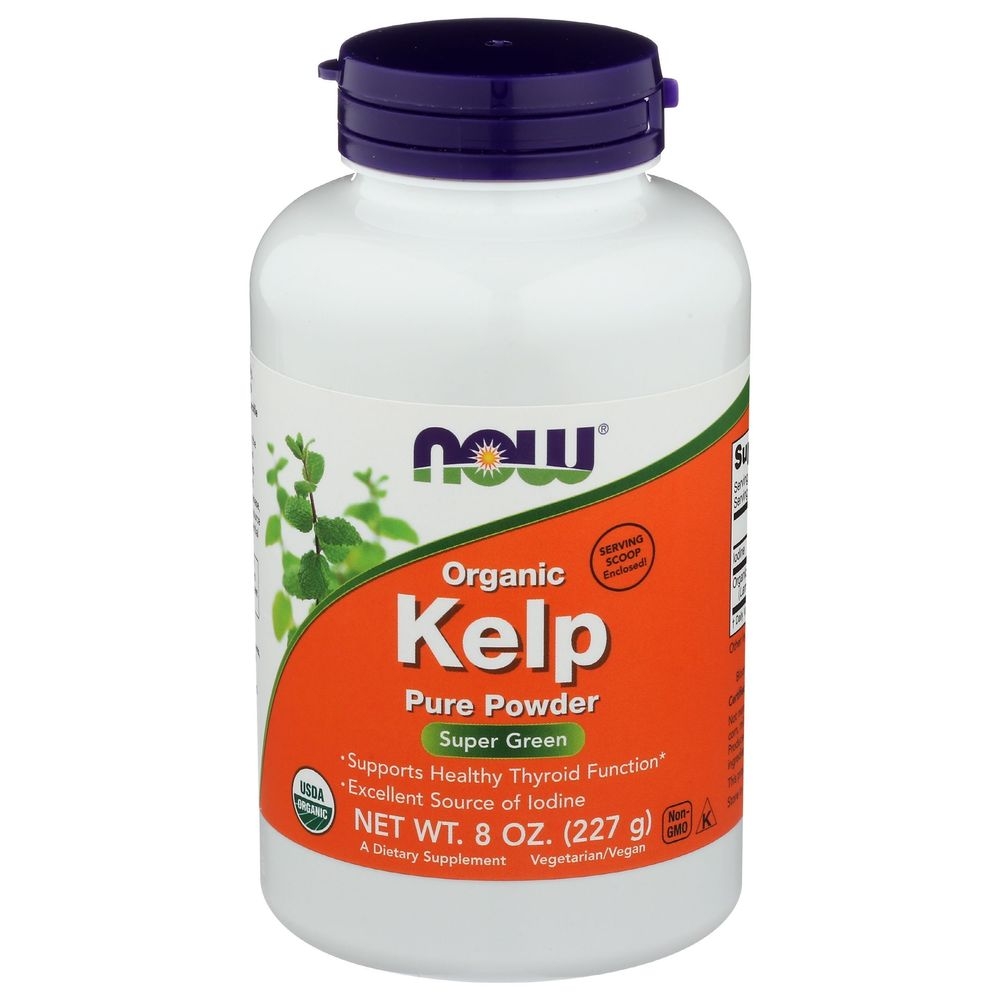 Now Foods Organic Kelp Pure Powder Dietary Supplement, 8 Ounce