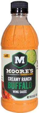 Moores Creamy Ranch Buffalo Wing Sauce, 16 Ounce -- 6 per case