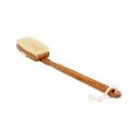 Bass 81D Dark Bamboo Square Style Body Brush with Natural Bristles
