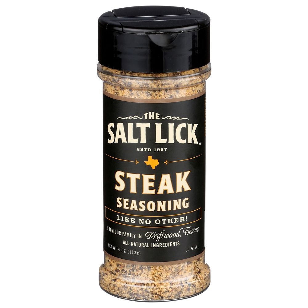 The Salt Lick Steak Seasoning, 4 Ounce -- 6 per case