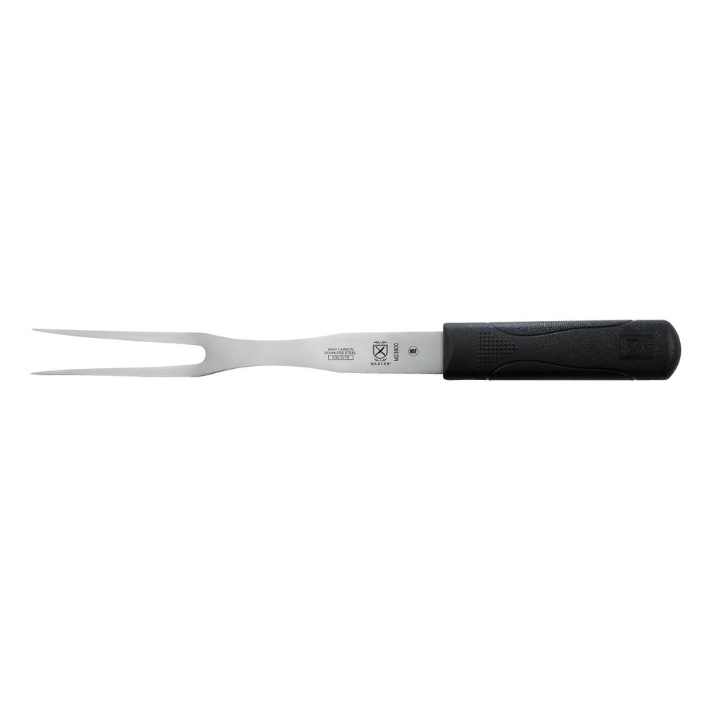 Mercer Culinary Millennia Black Cooks Fork, 8 inch