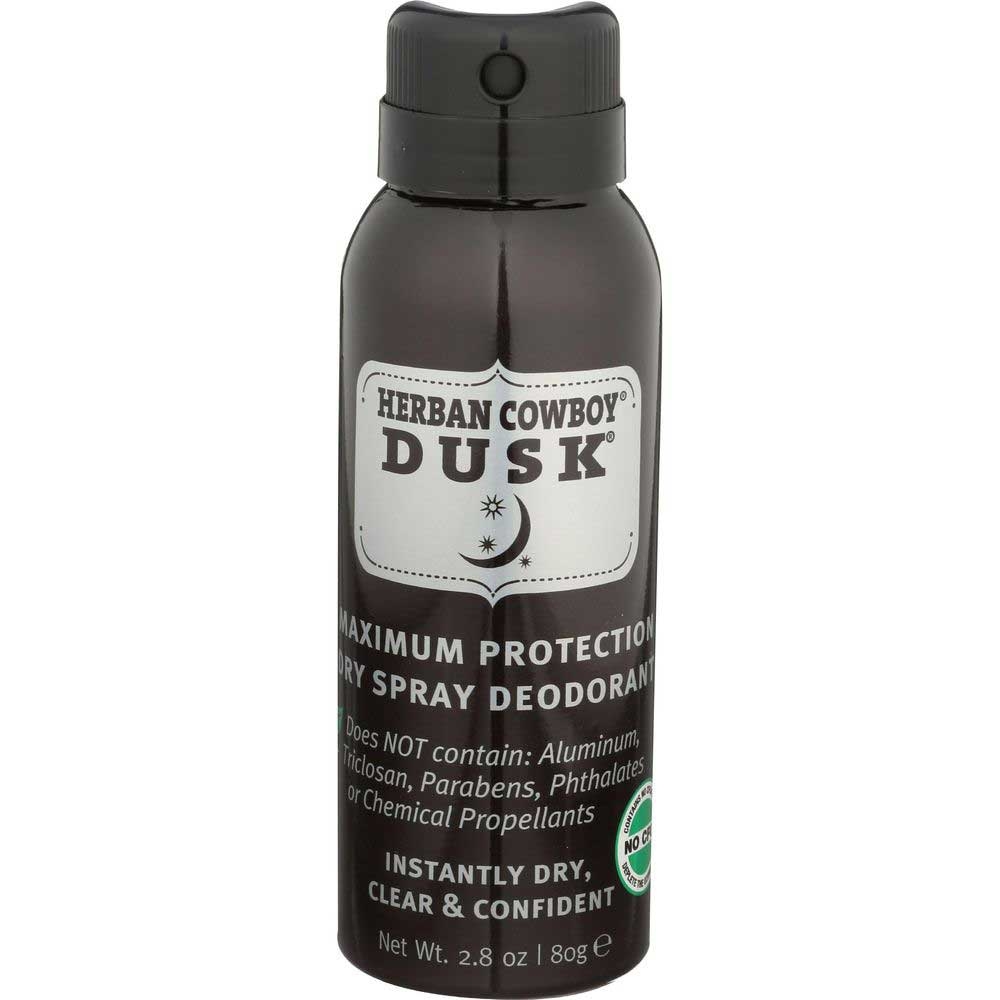Herban Cowboy Dusk Dry Spray Deodorant, 2.8 Ounce