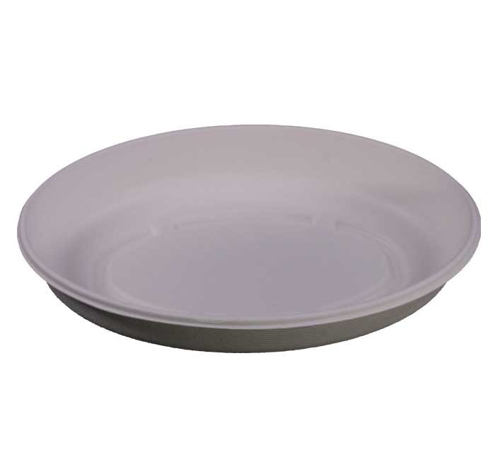KITCH 24/7 White Compostable Oval Molded Fiber Bowl, 32 Ounce -- 300 per case
