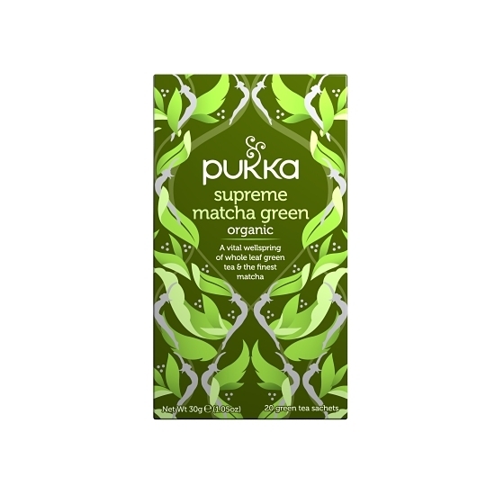 Pukka Tea Bag Organic Supreme Matcha Green, 20 Count -- 4 per case