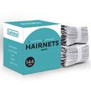 Safeko White Large Lightweight Hairnet, 144 count -- 3 per case
