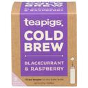 Teapigs Blackcurrant and Raspberry Cold Brew Tea, 10 count -- 6 per case