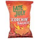 Late July Scorchin' Sauce Corn Tortilla Chips, 7.8 Ounce -- 12 per case