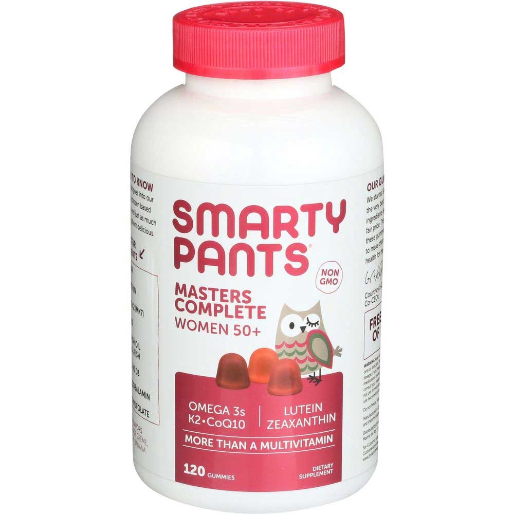 Smartypants Masters Complete Women 50 Plus Multivitamin Gummies - 120 count per pack
