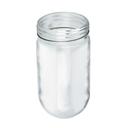 Krowne Shatterproof Plastic Globe for Light Fixture, 3.25 inch Depth x 6.75 inch Height