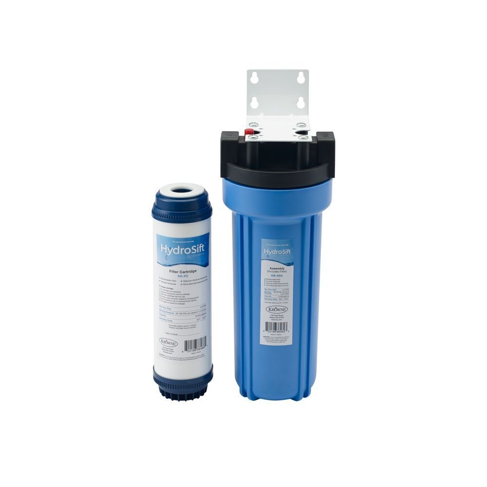 Krowne Hydrosift Single Assembly with Filter Cartridge for Water Filters