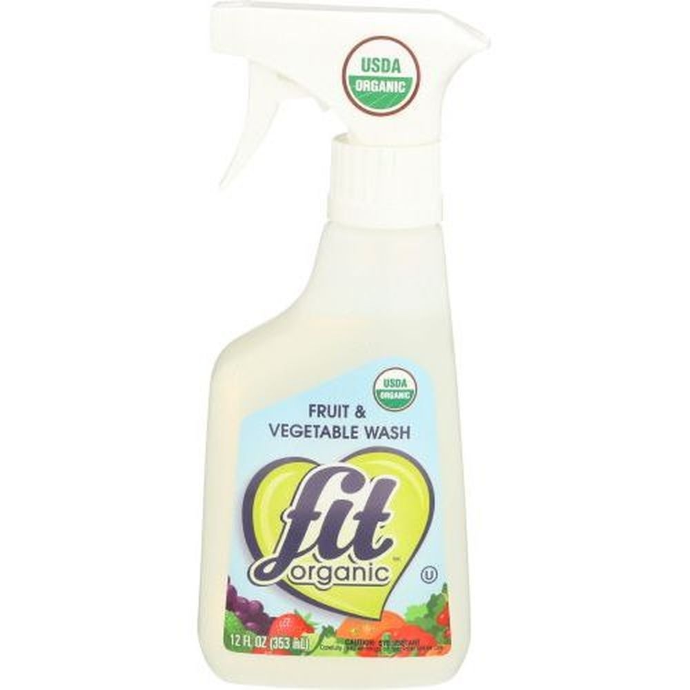 Fit Organic Fruit and Vegetable Wash, 12 Ounce Spray -- 12 per case
