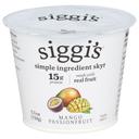 Siggis Mango Passionfruit Icelandic Skyr Low Fat Yogurt, 5.3 Ounce -- 12 per case.