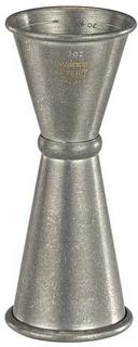 Winco After5 18/8 Stainless Steel Crafted Steel Finish Jigger with Inner Marking Lines, 1 x 1 1/2 Ounce -- 120 per case