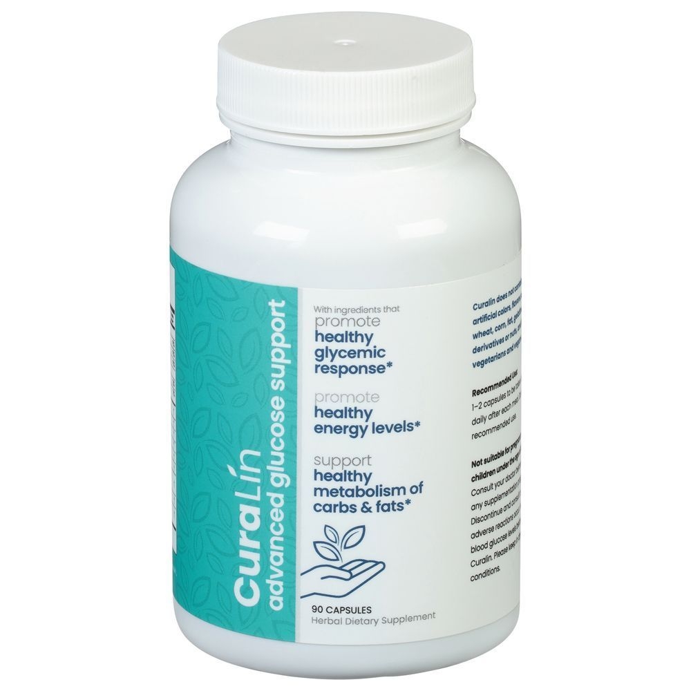 Curalin Advanced Glucose Support Capsules, 90 count