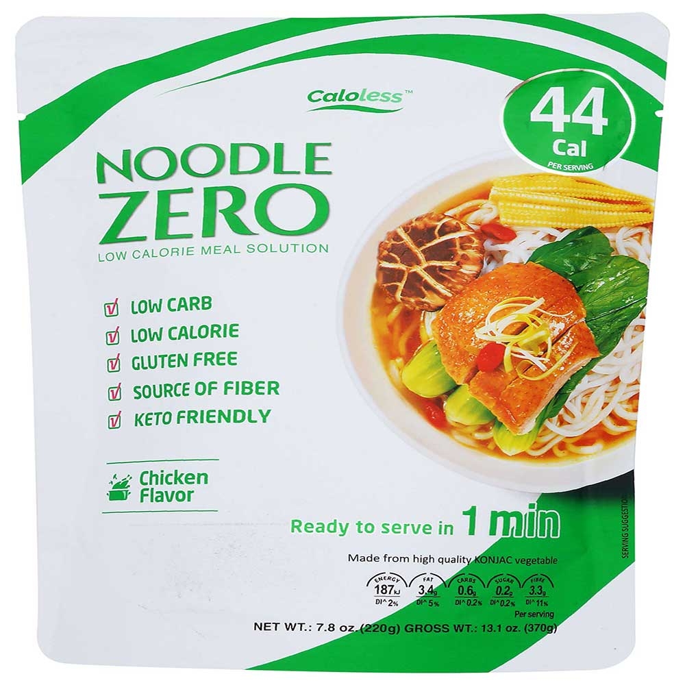 Caloless Chicken Flavor Konjac Noodle, 13.1 Ounce -- 6 per case