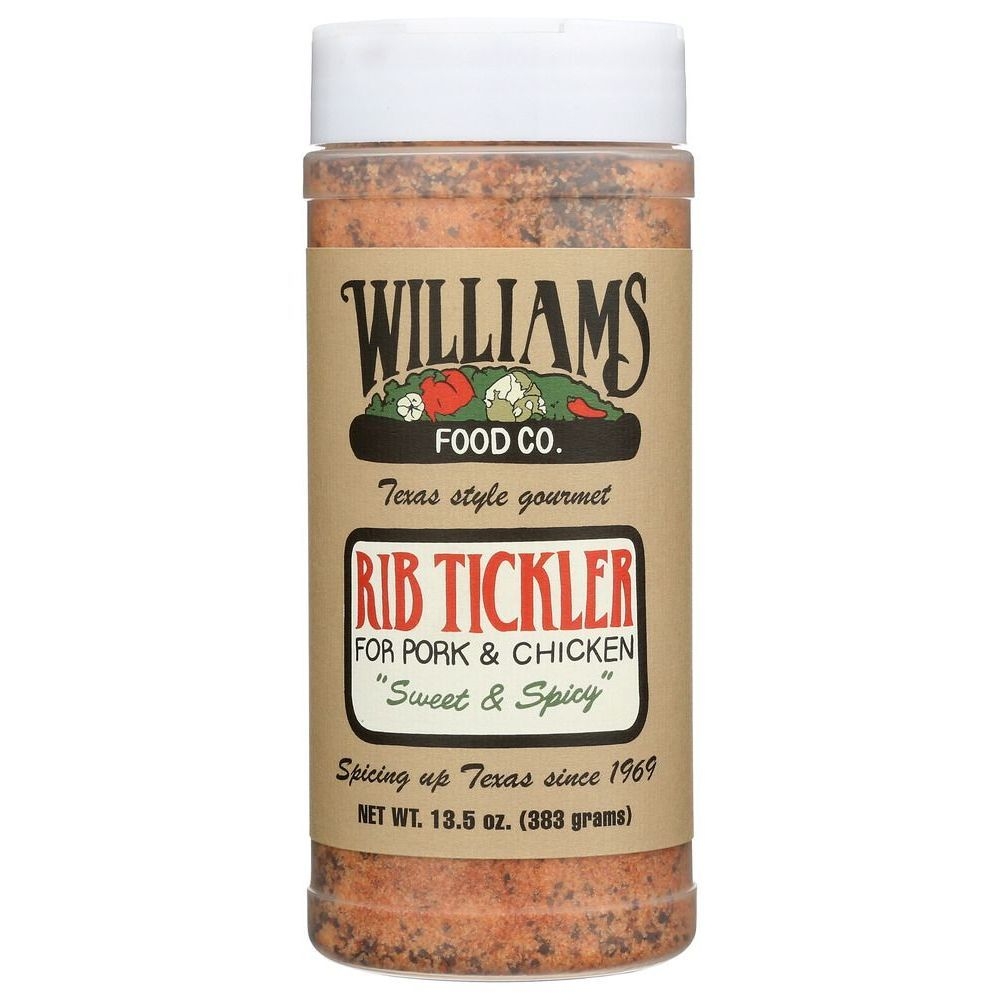 Williams Food Rib Tickler Seasoning, 13.5 Ounce -- 6 per case
