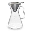 London Sip Glass Coffee Carafe with Reusable Filter, 1200 Milliliter