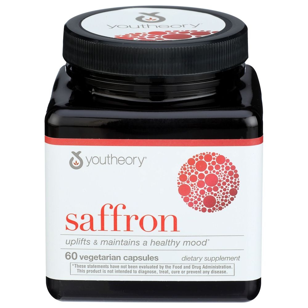 Youtheory Advanced Saffron Capsules, 60 count