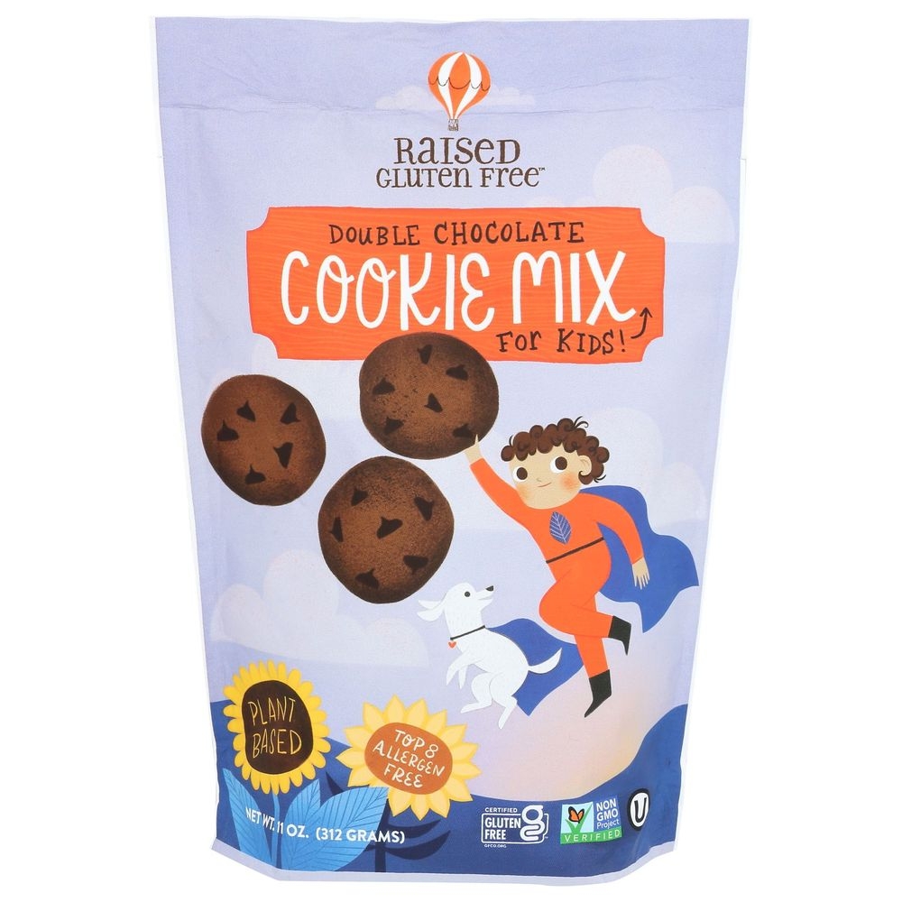 Raised Gluten Free Double Chocolate Cookie Mix, 11 Ounce -- 6 per case