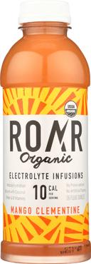 Roar Organic Mango Clementine Electrolyte Infusion Sports Drink, 18 Ounce -- 12 per case