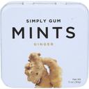 Simply Gum Natural Ginger Mints, 30 Gram -- 6 per case