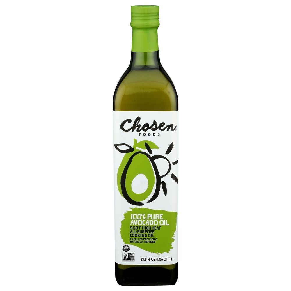 Chosen Foods 100 Percent Pure Avocado Oil, 33.8 Fluid Ounce -- 4 per case