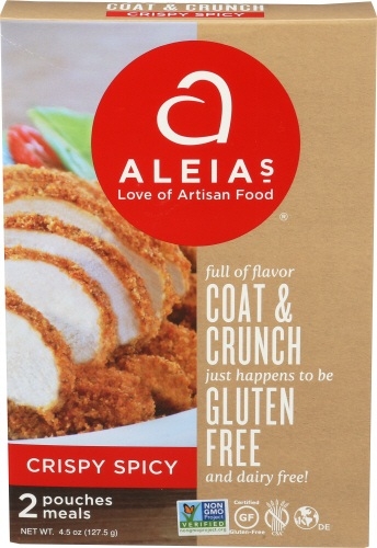 Aleias Crispy Spicy Bread Crumb, 4.5 Ounce -- 8 per case