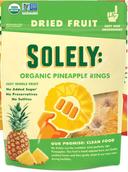 Solely Organic Dried Fruit Pineapple Rings, 5.5 Ounce -- 6 per case