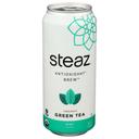 Steaz Antioxidant Brew Organic Mint Iced Green Tea, 16 Fluid Ounce -- 12 per case