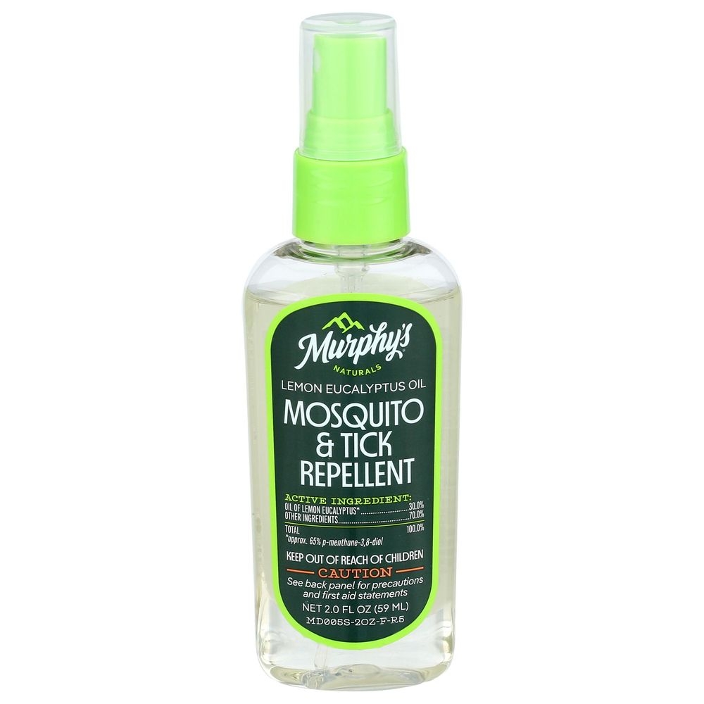 Murphys Naturals Lemon Eucalyptus Oil Mosquito and Tick Repellent Spray, 2 Fluid Ounce