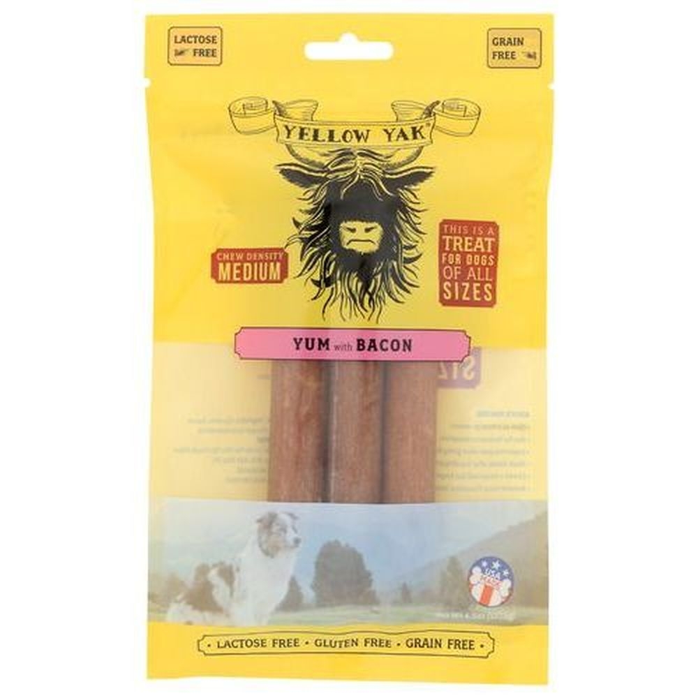 Yellow Yak Yum Bacon for Dog, 4.5 Ounce -- 6 per case