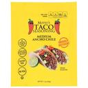 Mateos Medium Ancho Chile Taco Seasoning, 1 Ounce Packet -- 12 per case