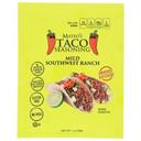 Mateos Medium Mild Southwest Ranch Taco Seasoning, 1 Ounce Packet -- 12 per case