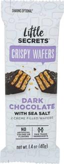 Little Secrets Dark Chocolate with Sea Salt Crispy Wafer, 1.4 Ounce -- 12 per case