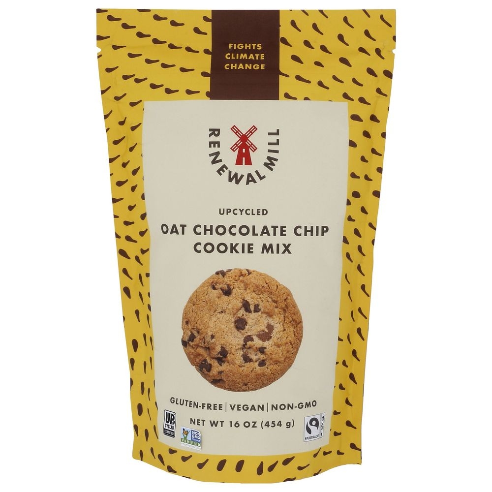 Renewal Mill Upcycled Oat Chocolate Chip Cookie Mix, 16 Ounce -- 6 per case
