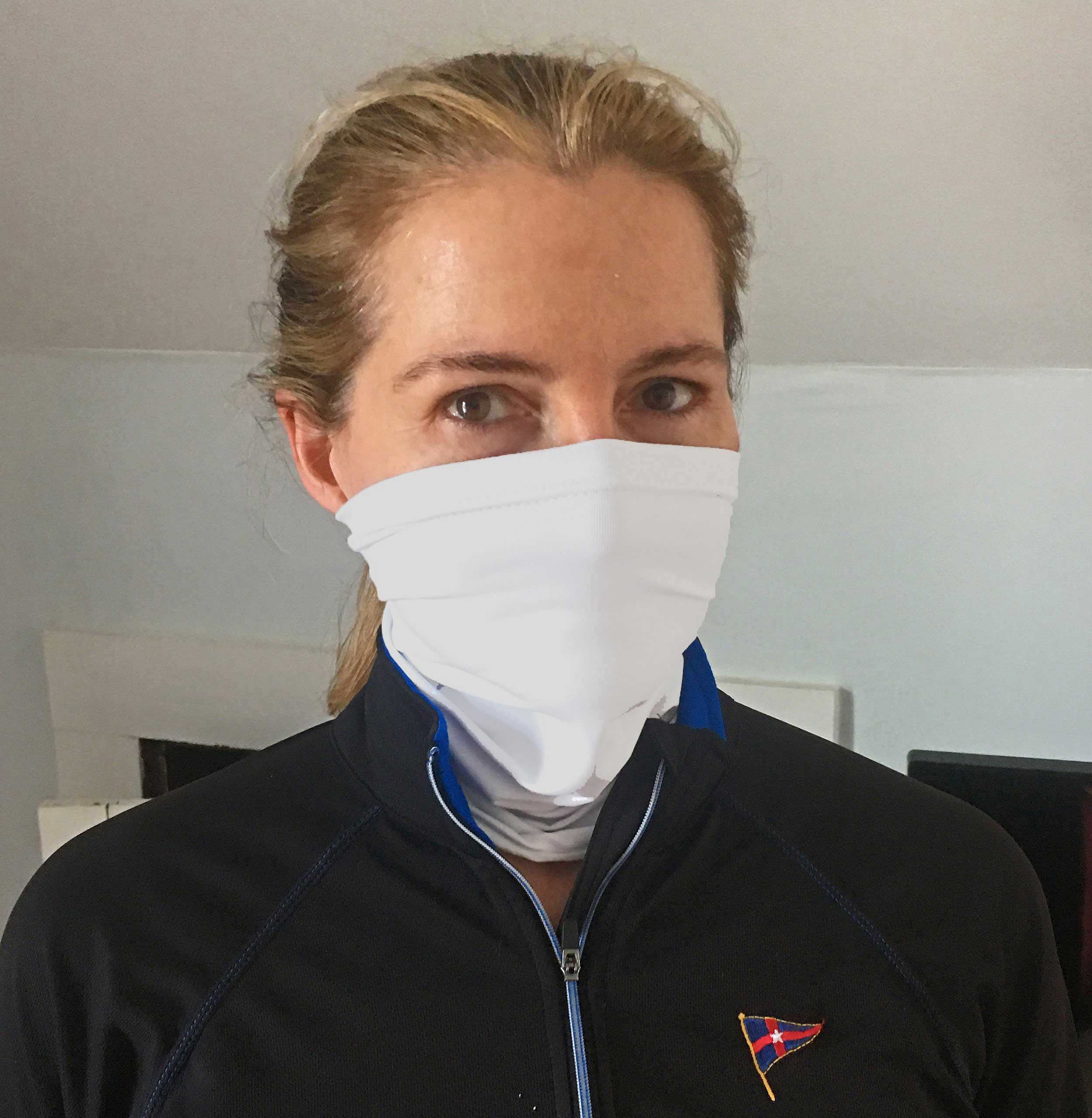 Safe Plus Face Small Gray Neck Face Safe Gaiter, 7.5 x 7.5 x 11 inch