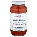 Yo Mamas Divine Chianti Wine Pasta Sauce, 25 Ounce -- 6 per case