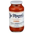 Yo Mamas Foods Vodka Tomato Sauce, 25 Ounce -- 6 per case